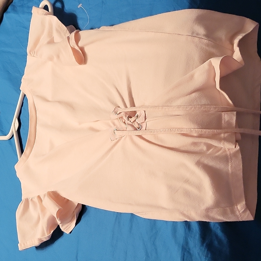Girls tie in the front t-shirt